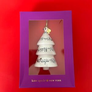 kate spade WOODLAND PARK TREE ORNAMENT